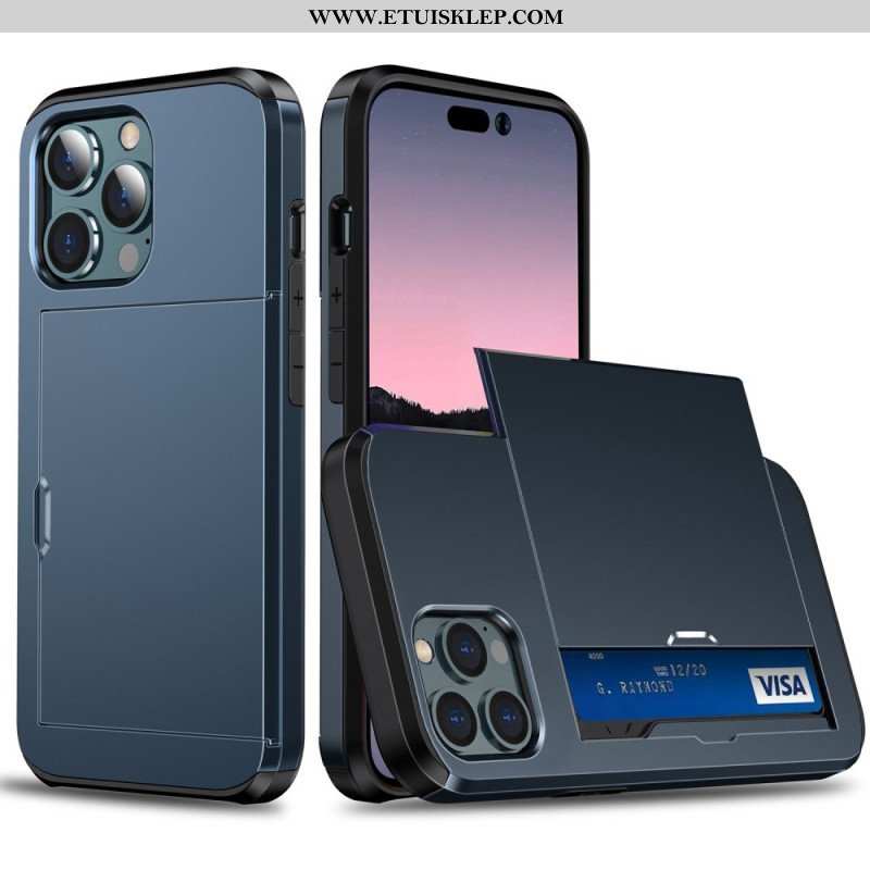 Etui do iPhone 14 Pro Max Dwa Zapinane Na Zamek Etui Na Karty